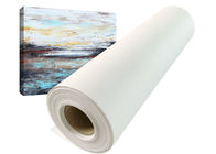 220gsm Inkjet Membentang Polyester Canvas Roll 24 &quot;60&quot; Untuk Printer Plotter