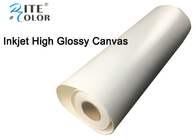 Glossy Inkjet Pure Cotton Canvas Format Besar 400gsm Untuk Tinta Pewarna Pigmen