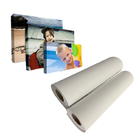 Poly Cotton Canvas Roll Anti Retak 360gsm Digital Inkjet Aqueous Printing