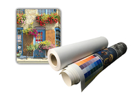 Digital Inkjet Matte Polyester Canvas roll Format Lebar 260gsm Untuk Tinta Berair