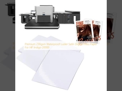 Premium 230gsm Waterproof Lustre Satin Digital Press Paper Untuk HP Indigo 20000