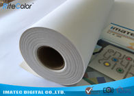 Waterproof 320gsm Inkjet Cotton Canvas Roll untuk Printer Format Besar