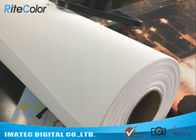 Waterproof 320gsm Inkjet Cotton Canvas Roll untuk Printer Format Besar