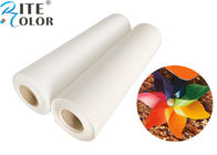 Poli Kapas Inkjet Printing Canvas Roll Tahan Air Asam Gratis Untuk Canon / Epson / HP