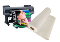 24 Inches Inkjet Printing 100% Cotton Canvas Tahan Air Untuk Printer Format Lebar
