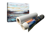 Format Besar Indoor Inkjet Printing Polyester Canvas Roll Membentang Tahan Air
