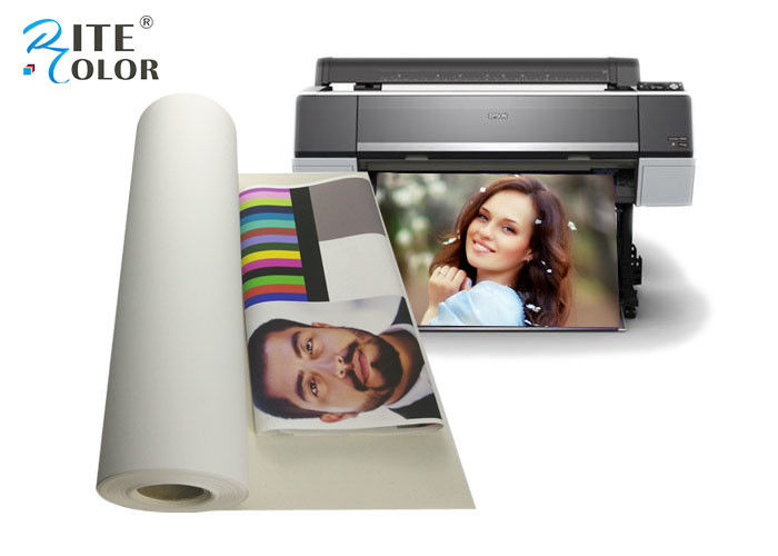 100% Cotton Inkjet Canvas Roll Berair Untuk Pencetakan Inkjet Format Besar