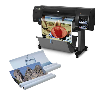 Inkjet Aqueous 260gsm RC Luster Photo Paper Roll Untuk Pencetakan Epson