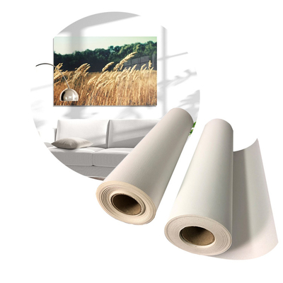 Kanvas Kosong Gulungan Seni Kanvas Cetak Katun Matte Inkjet Berair