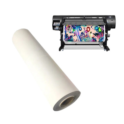 Glossy Polyester Canvas Roll Untuk Eco Solvent UV Latex Printer