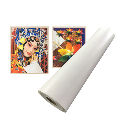 Glossy Polyester Canvas Roll Untuk Cetakan Inkjet Format Besar