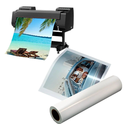 Large Format Waterproof Inkjet Metallic Glossy Photo Paper Roll 250gm