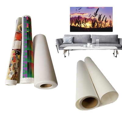Large Format Printable 260gsm Polyester Matte Canvas untuk Pencetakan