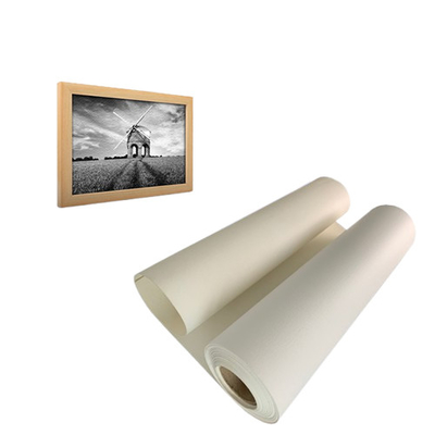 Matte Finish Inkjet Cotton Canvas 360g Pure Cotton Canvas Roll