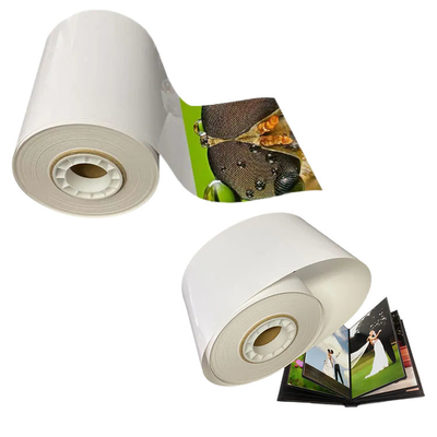Pencetakan Digital 260g 65meters Rc Inkjet Print Glossy Minilab Foto Paper Roll