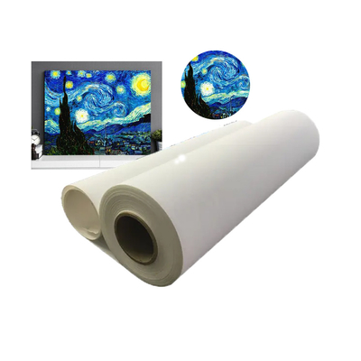 Easy Stretched Inkjet 100% Pure Cotton Art Canvas Roll Untuk Printer Eco Solvent