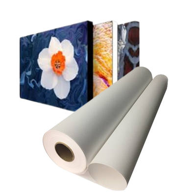 Cetakan Format Besar 100% Kain Katun Waterproof Untuk Printer Inkjet