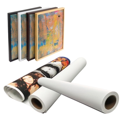 Largr Format Printing Matte 280gsm Polyester Canvas Untuk Eco Solvent Ink