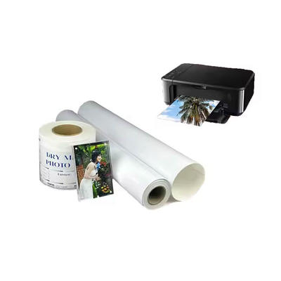Inkjet Dry Minilab Printers Paper Luster Photo Paper Roll Untuk Printer Minilab