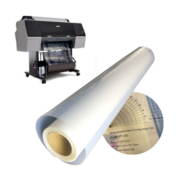 Premium Milky White Waterproof Inkjet Screen Printing Pet Film