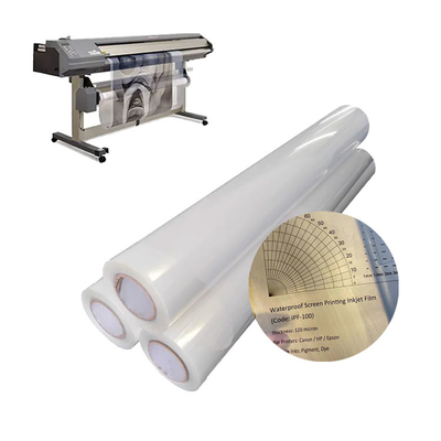 Film Transparansi Susu Waterproof Format Besar Inkjet Pet Untuk Pencetakan Layar
