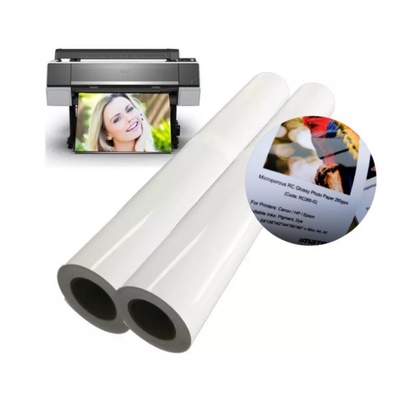 Waterproof resin dilapisi kertas foto 260gsm Glossy Paper Untuk Inkjet Printing