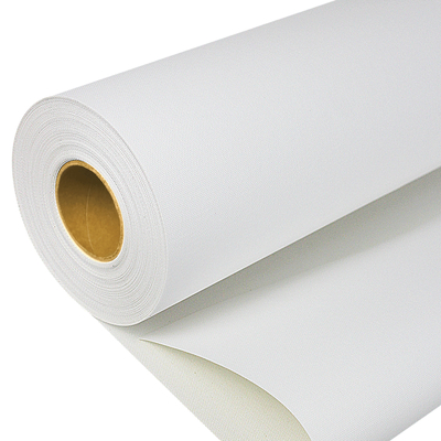 380gsm Wide Format Printable Polycotton Inkjet Canvas Roll Untuk Percetakan Lateks