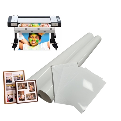 Gulungan Kertas Inkjet RC Mikropori Glossy 240gsm untuk Pencetakan Profesional