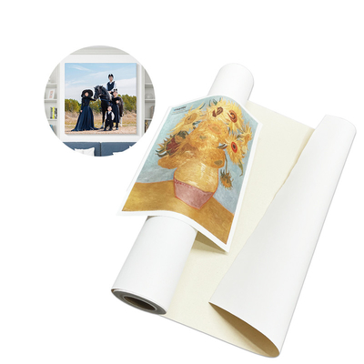 Inkjet 360gsm Matte 100% Katun Canvas Roll Untuk Hp Printer