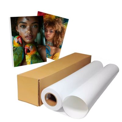 Pigment Inkjet RC 240gsm Foto Paper Roll Dengan Lapisan Resin