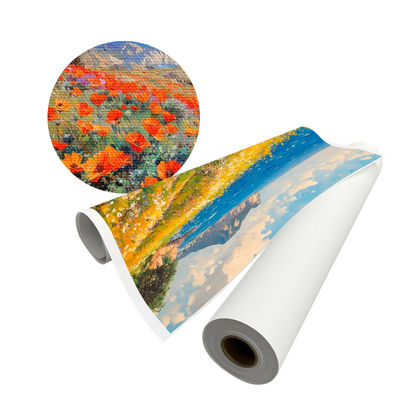 300gm Poly Cotton Canvas Roll Untuk Printer Format Besar Dan Wall Art