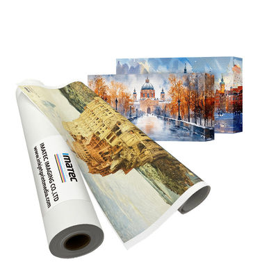 Cetakan Format Besar 280gsm Matte Polyester Wall Art Canvas Printing