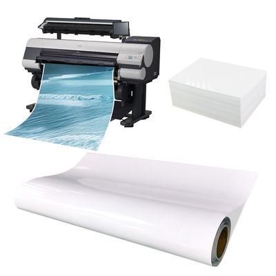 90gsm Inkjet Printing Sticker Glossy Coating Front Paper Untuk Bahan Label