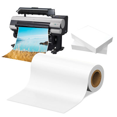 90gsm Label Sticker Pigment Dye Inkjet Matte Coating Front Paper Untuk bahan label