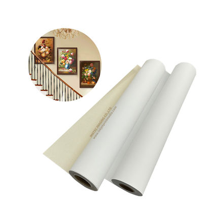 42''Waterproof Polyester Canvas Rolls Inkjet Printing 260gsm Tinta Pigmen