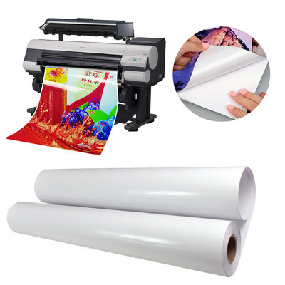 Inkjet 115gsm Waterproof Cast Coated Glossy Photo Paper untuk Label Sticker