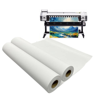 Roll kanvas polyester inkjet format besar untuk printer UV lateks Eco Solvent