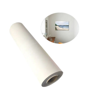 280g Matte Inkjet Polyester Canvas Rolls dengan Lapisan untuk Wall Art