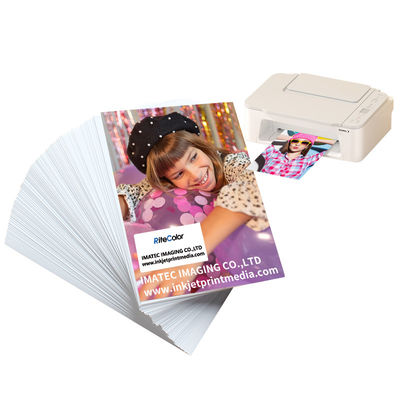 Grosir Kualitas Tinggi Waterproof RC Glossy Foto Kertas 260gsm Kertas Pencetakan