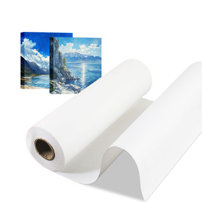 Kompatibilitas yang sangat baik dengan Eco Solvent UV dan Latex Ink 280g Matte Polyester Canvas Rolls