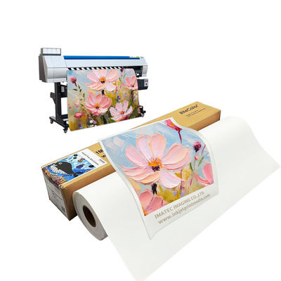 Inkjet Cotton Canvas Untuk Eco-Solvent Dan Lateks Pencetakan 360gsm Matte Canvas Untuk Dekorasi Dinding Dan Output Grafis