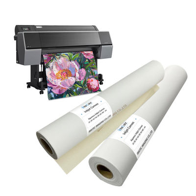 127cm 152cm Lebar Matte 280gsm Kanvas Polyester Untuk Printer Ink Eco Solvent