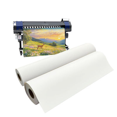 Tinggi awet 100% tahan air 280g Matte Polyester Canvas Rolls untuk reproduksi seni profesional