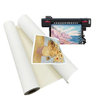 Waterproof dan Anti-Cracking 360gsm Matte Inkjet Cotton Canvas untuk Pigment Dye