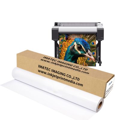 Gulungan Kertas Foto Inkjet Mikropori Aqueous RC Satin Format Lebar 24'' 36'' 260gsm untuk CANON EPSON