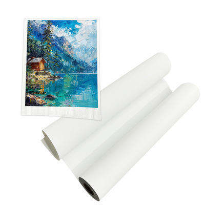 380gm Matte PolyCotton Canvas Roll 36-60in Lebar untuk Lateks UV Printing