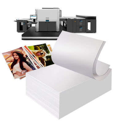 210gsm Double-sided Waterproof Satin Digital Press Paper untuk printer HP Indigo