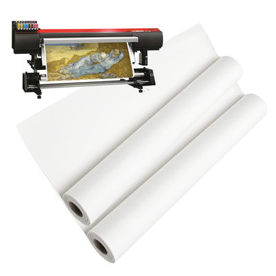 2.8m 3.05m 3.2m Seamless Polyester Canvas Roll untuk Eco-Solvent Printing dengan Premium Matte Finish