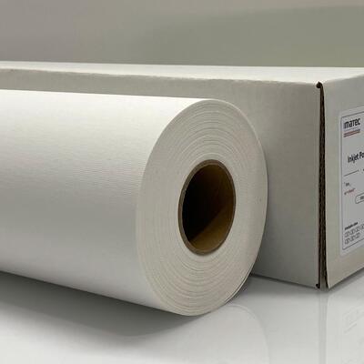 360gsm Matte Surface Poly Cotton Inkjet Canvas Roll untuk Pigment Latex Dye Inks Digital Printing