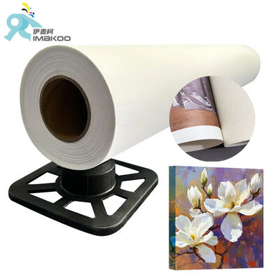 360gsm Pigmen Cetak Inkjet Polycotton Canvas Roll Matte untuk Pameran Seni Dinding, Museum, Galeri